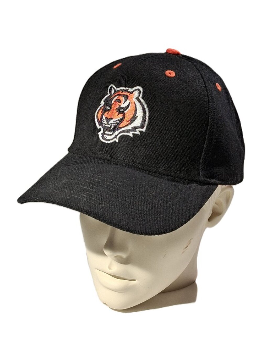 Cincinnati Bengals NFL Hat Cap Black Velcro Strapback NFL Apparel Y2K NEW